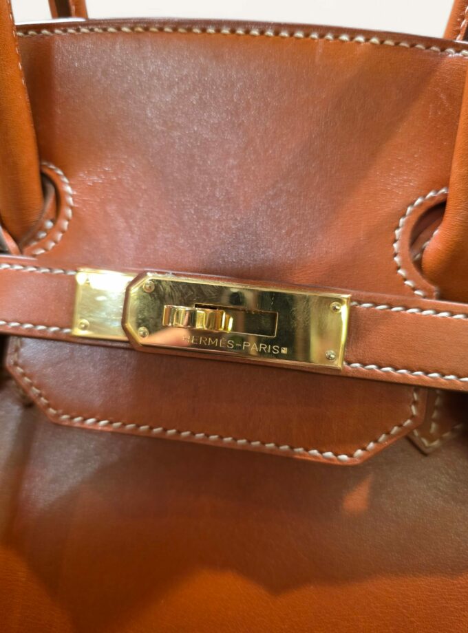Sac Hermès Birkin 35 Box Brique