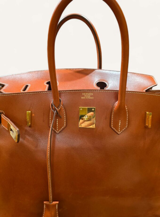Sac Hermès Birkin 35 Box Brique