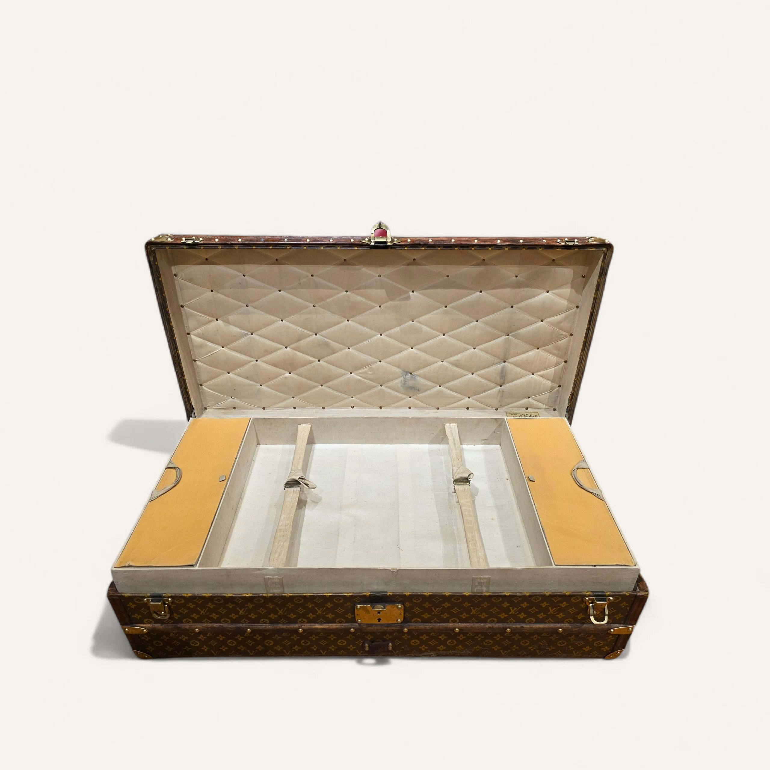 malle Louis Vuitton cabine vintage 1910