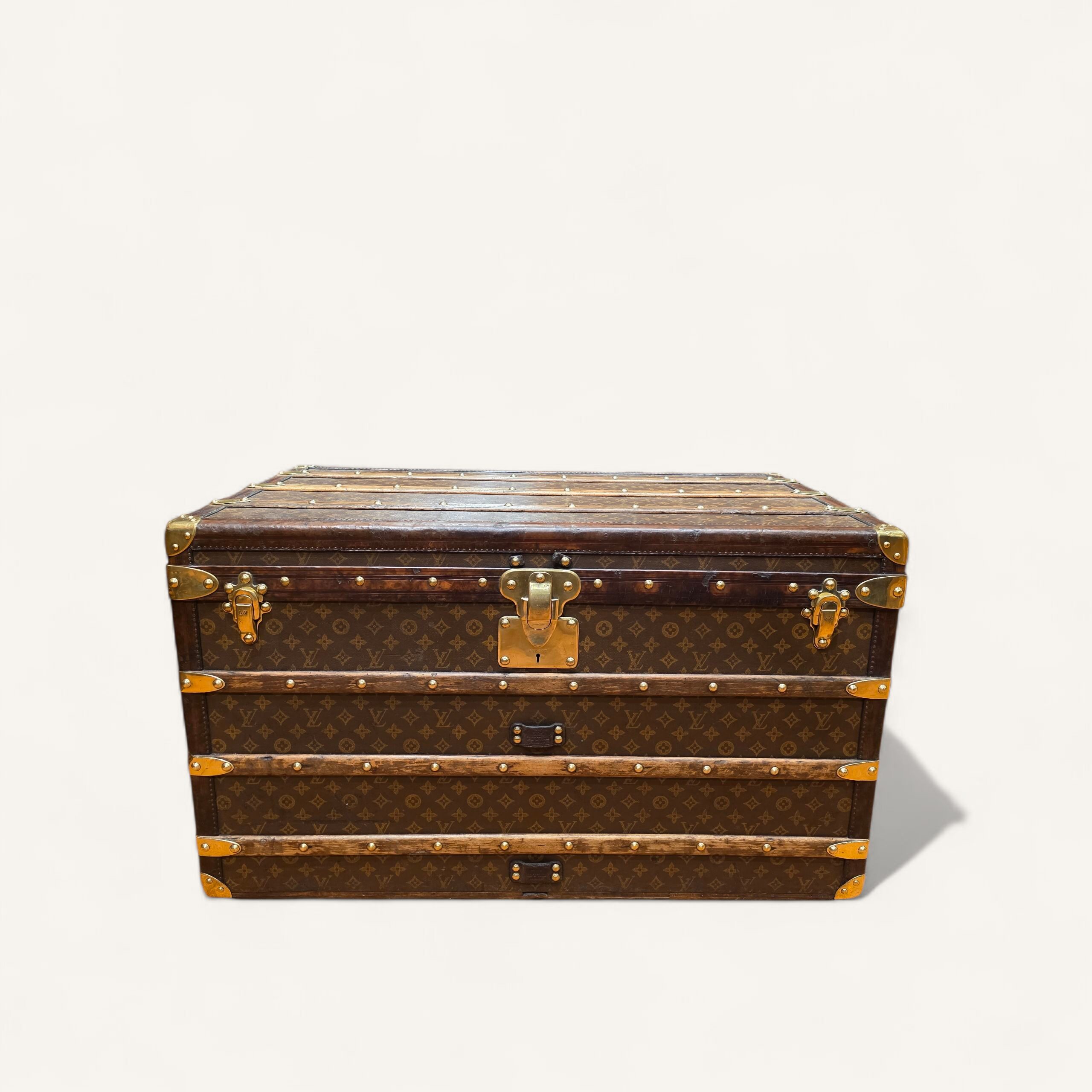 malle courrier Louis Vuitton ancienne années 20 30