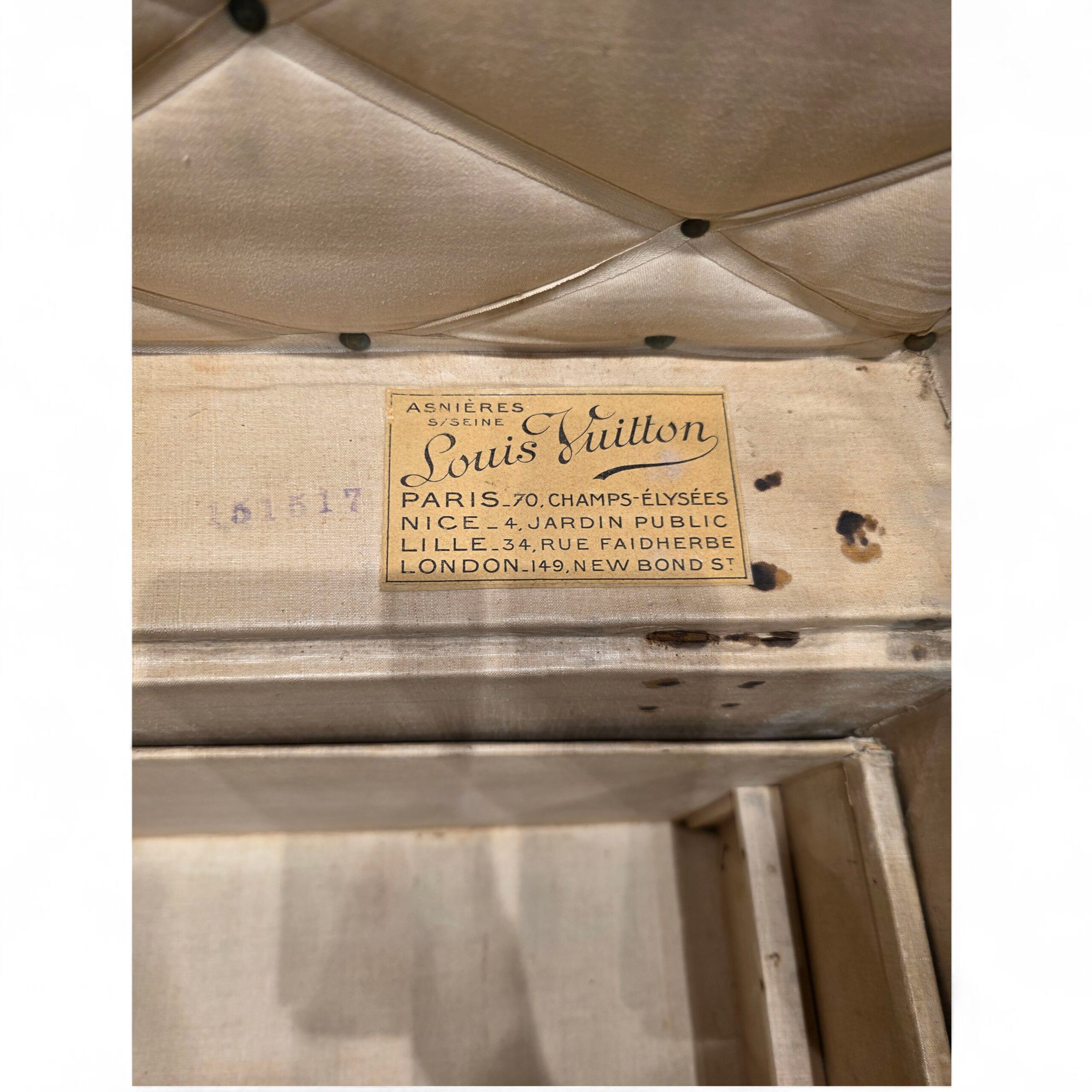 malle courrier Louis Vuitton ancienne années 20 30