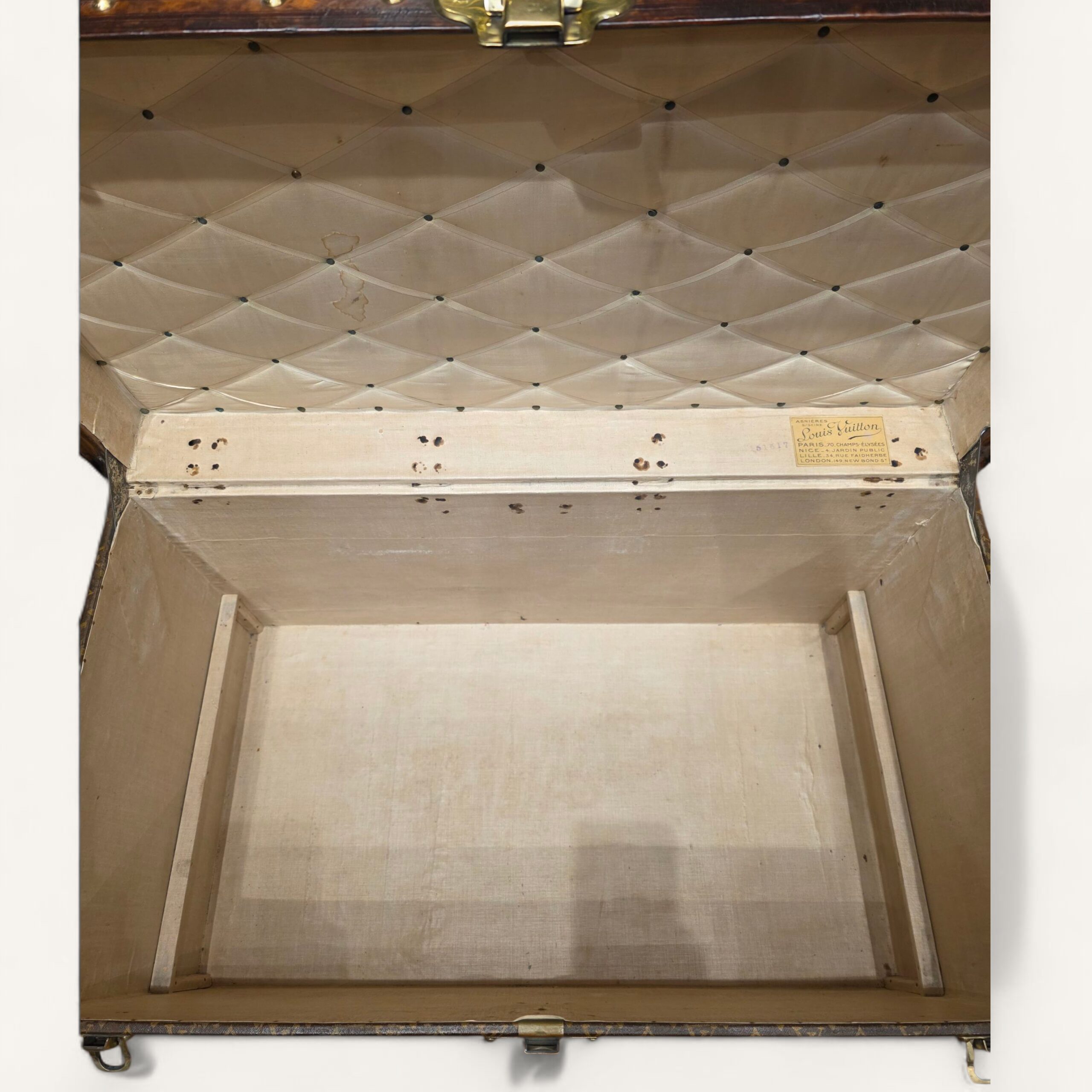 malle courrier Louis Vuitton ancienne années 20 30