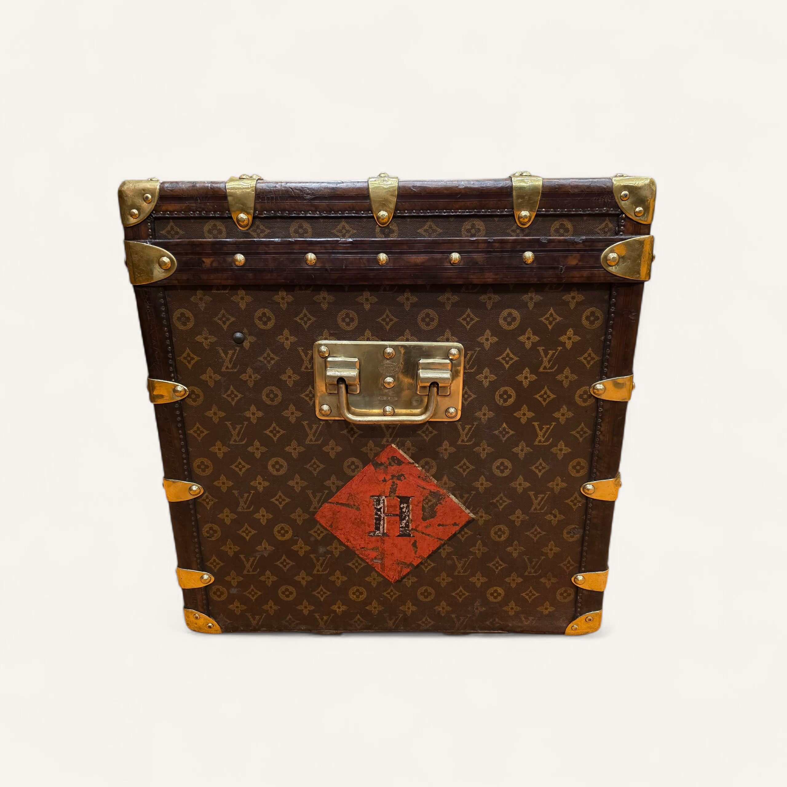 malle courrier Louis Vuitton ancienne années 20 30