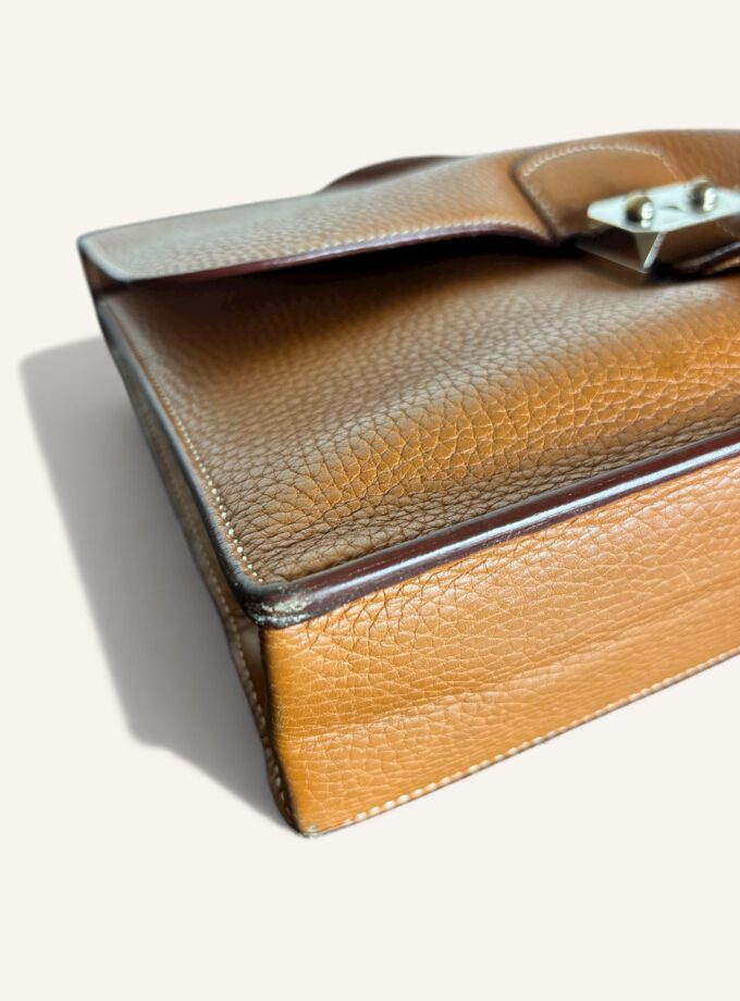 Mini Sac à Dépêche Hermès gold