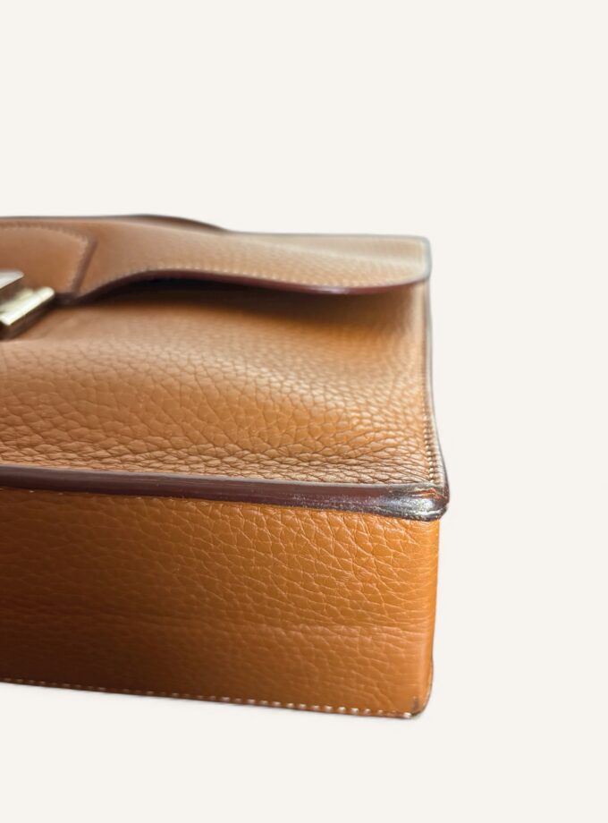 Mini Sac à Dépêche Hermès gold