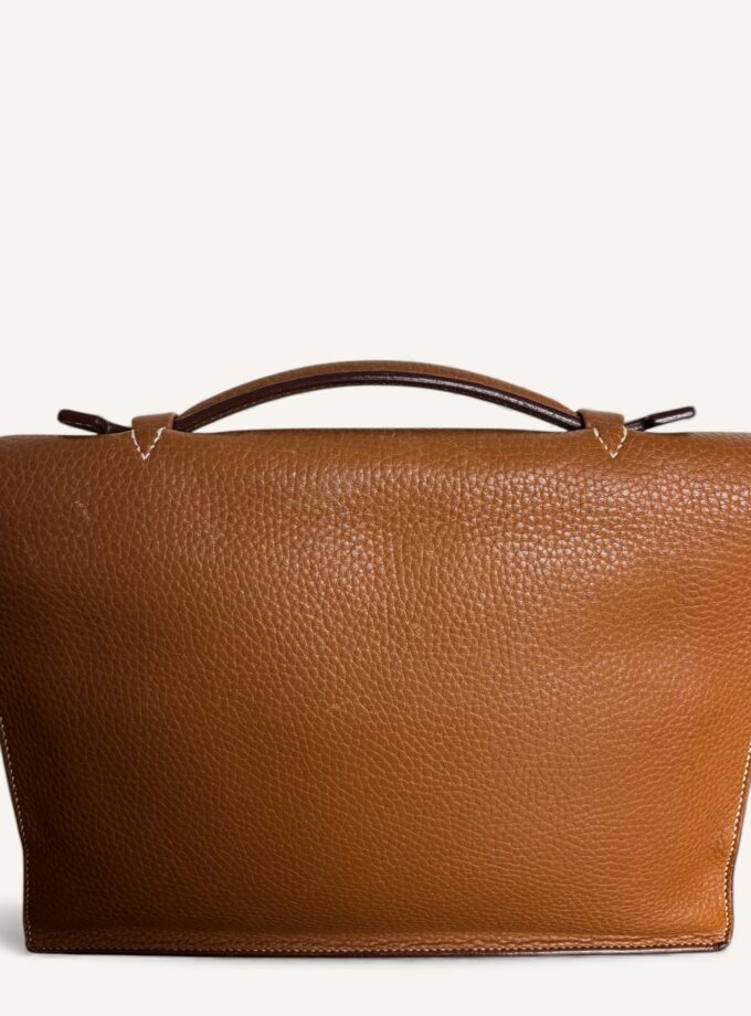 Mini Sac à Dépêche Hermès gold