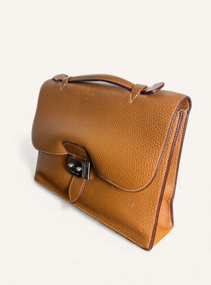 Mini Sac à Dépêche Hermès gold