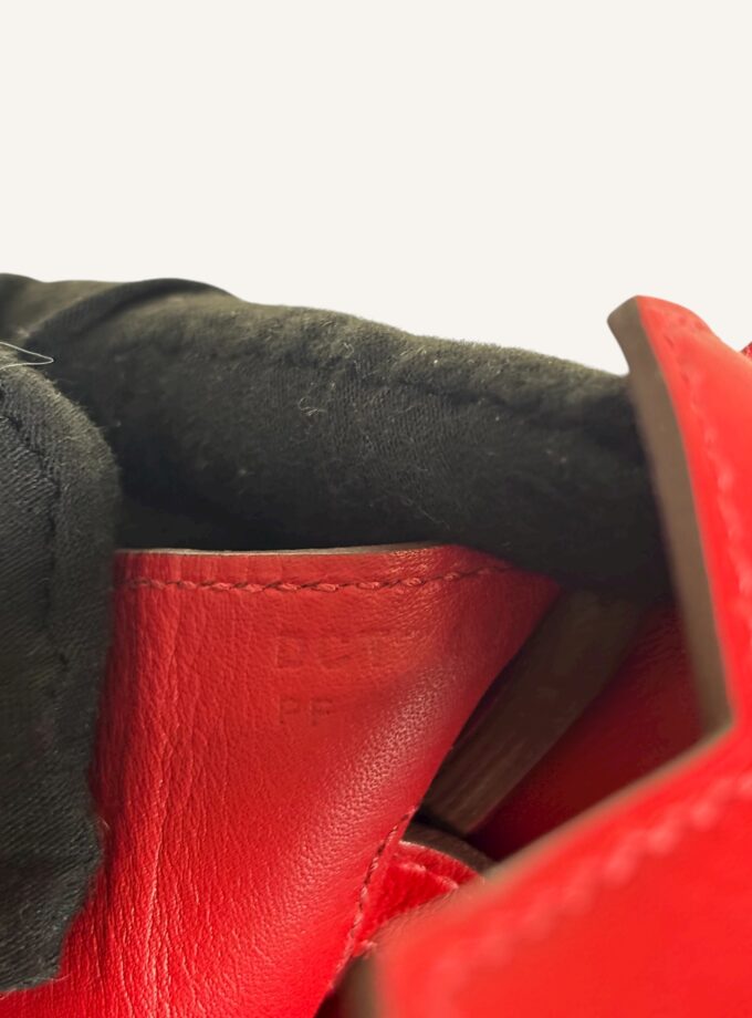 Sac Hermès Birkin 30 Rouge Tressage