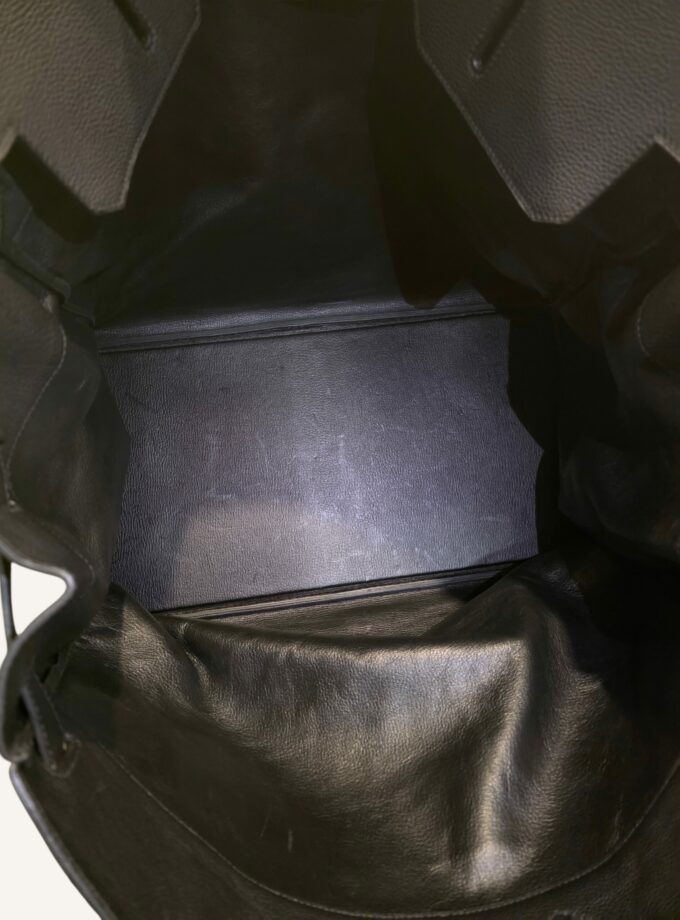 Sac Hermès HAC 50 Noir Togo Palladium