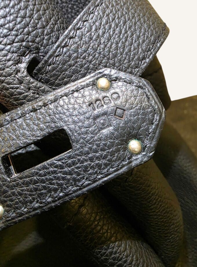 Sac Hermès HAC 50 Noir Togo Palladium