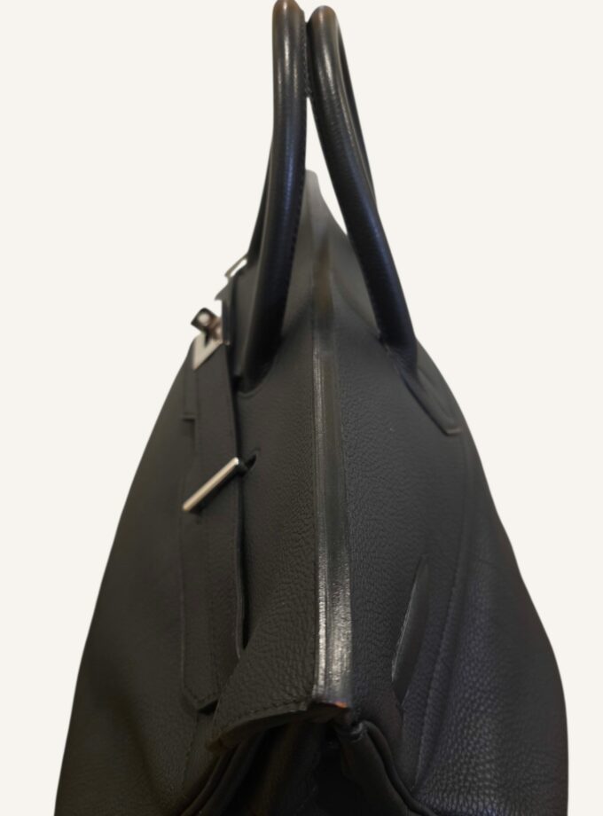 Sac Hermès HAC 50 Noir Togo Palladium
