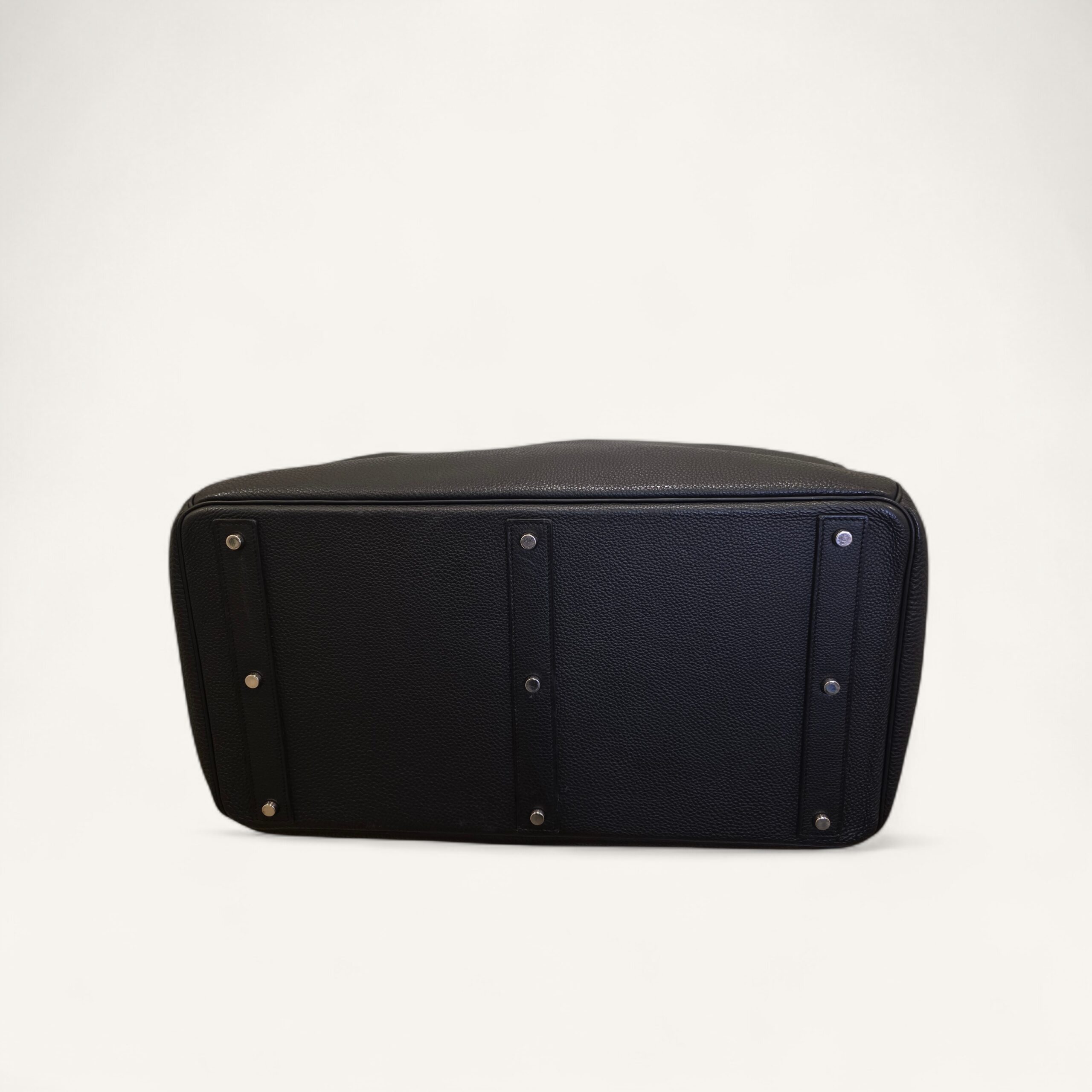 sac Hermès HAC 50 cuir Togo noir palladium 2011