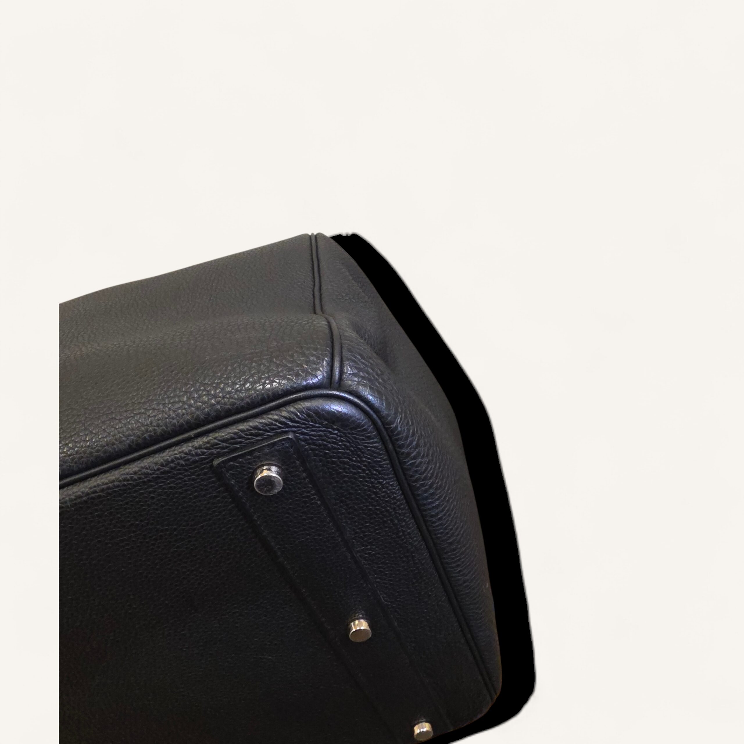 sac Hermès HAC 50 cuir Togo noir palladium 2011