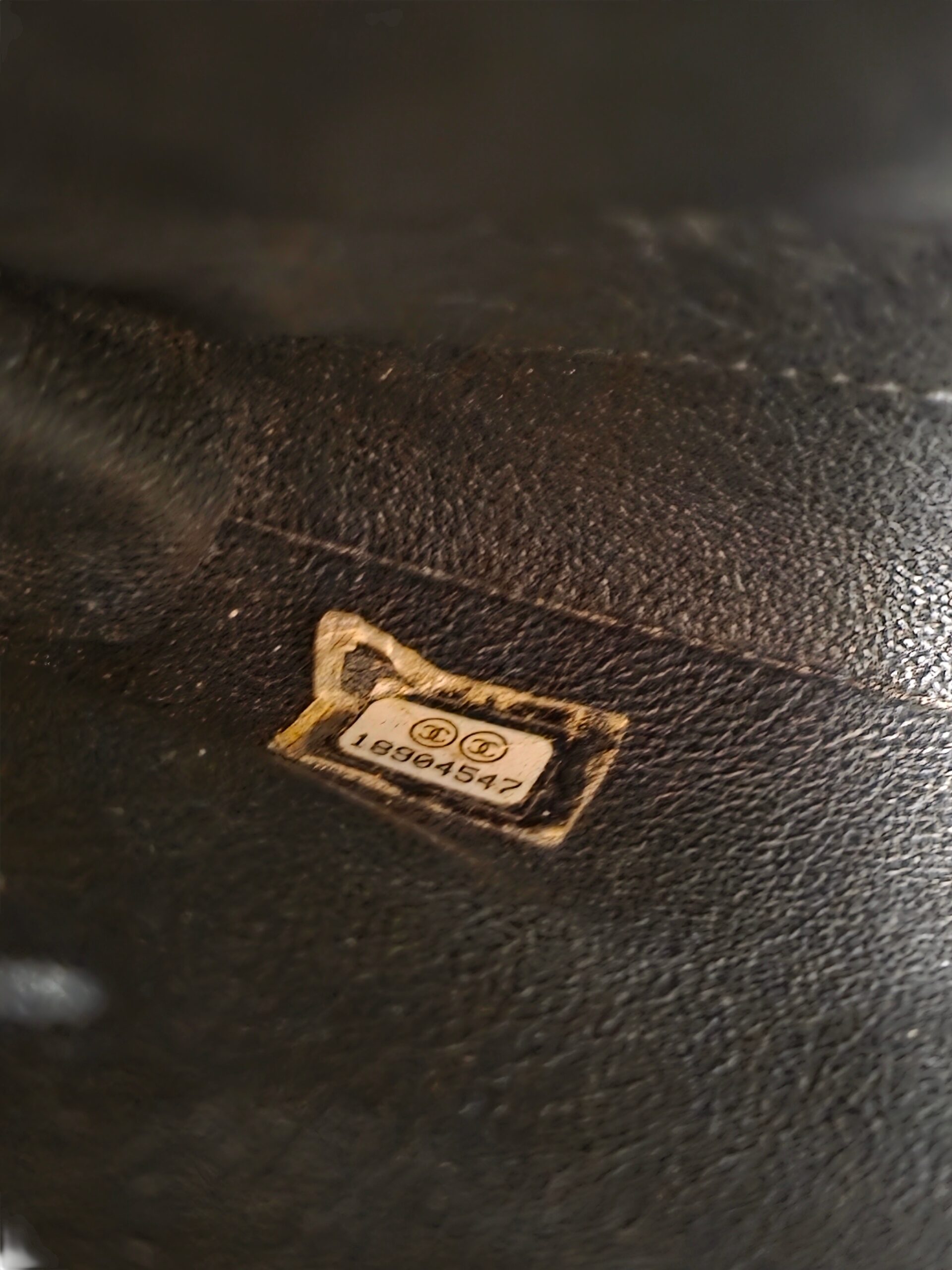 sac Chanel Timeless petite chaîne cuir agneau noir 2013