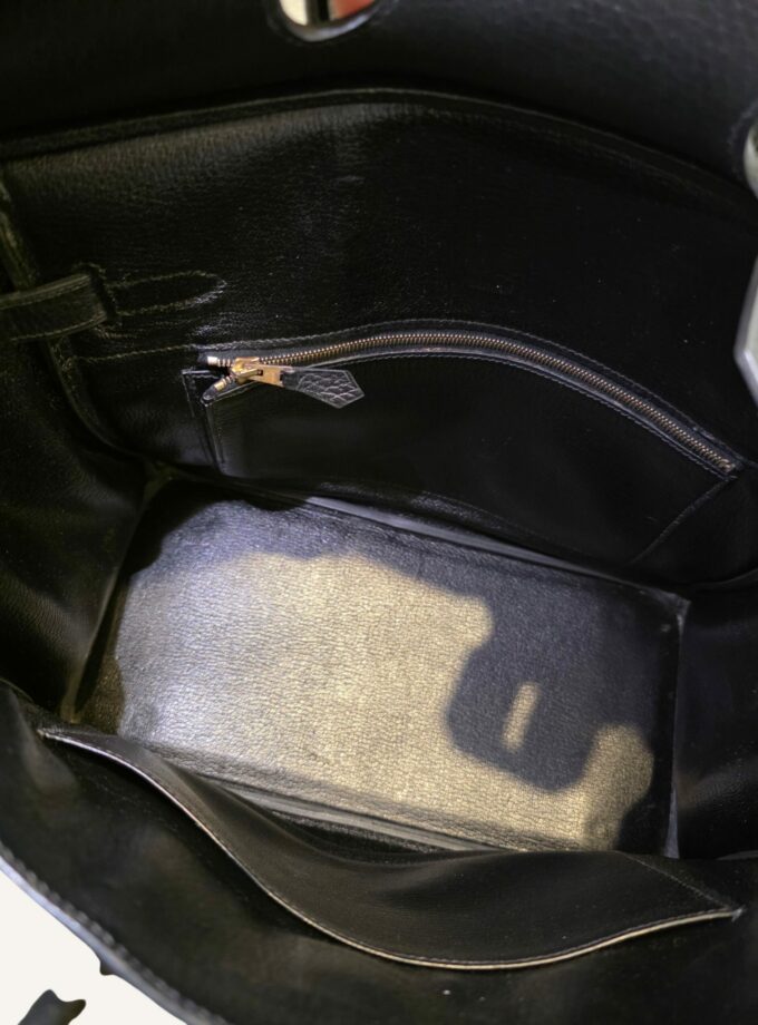 Sac Hermès Birkin 30 Ardennes Noir