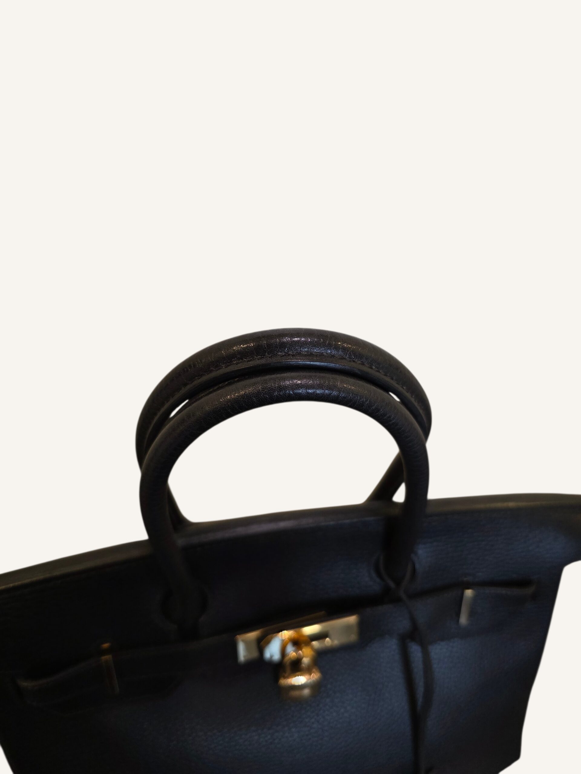 sac Hermès Birkin 30 cuir Ardennes noir 2001