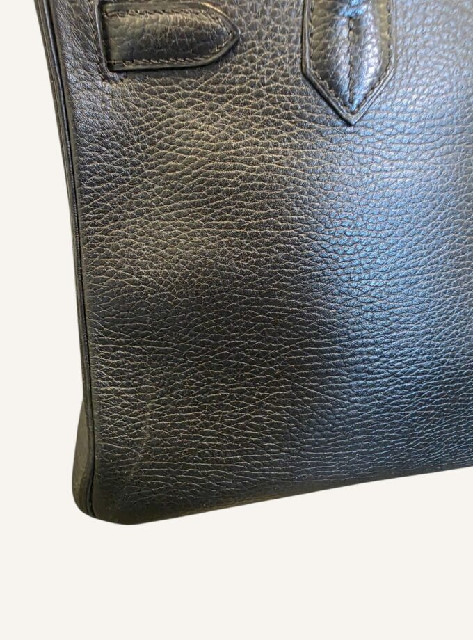 Sac Hermès Birkin 30 Ardennes Noir