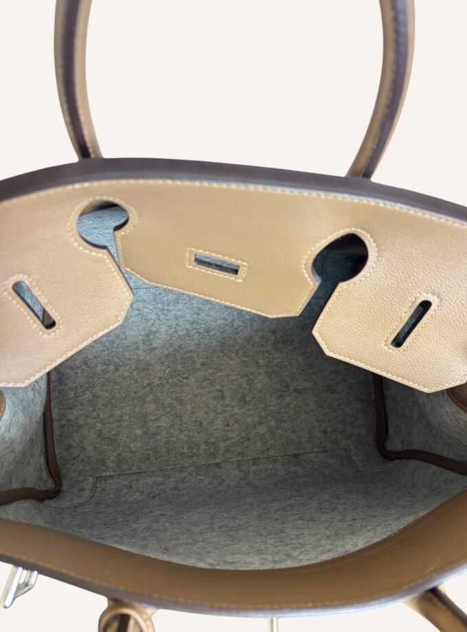 Sac Hermès HAC 40 Swift & Feutrine Palladium