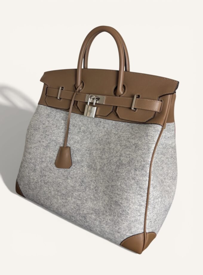Sac Hermès HAC 40 Swift & Feutrine Palladium