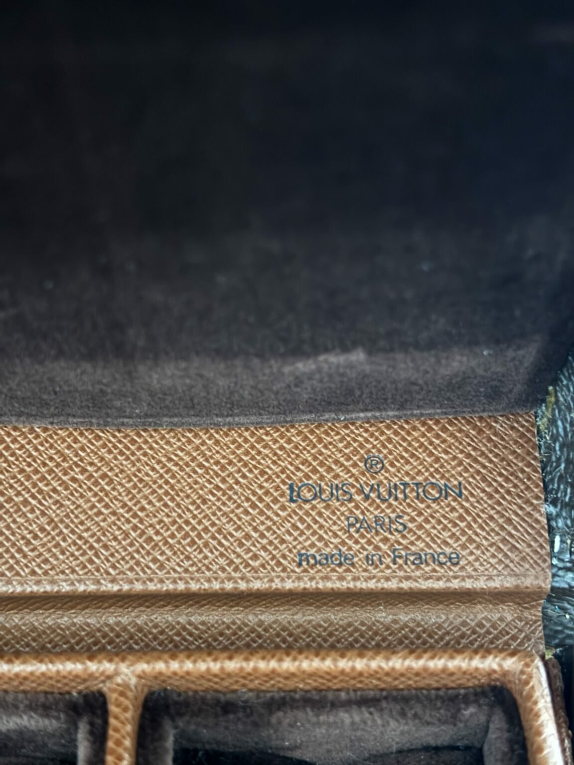 boîte à bijoux Louis Vuitton monogramme