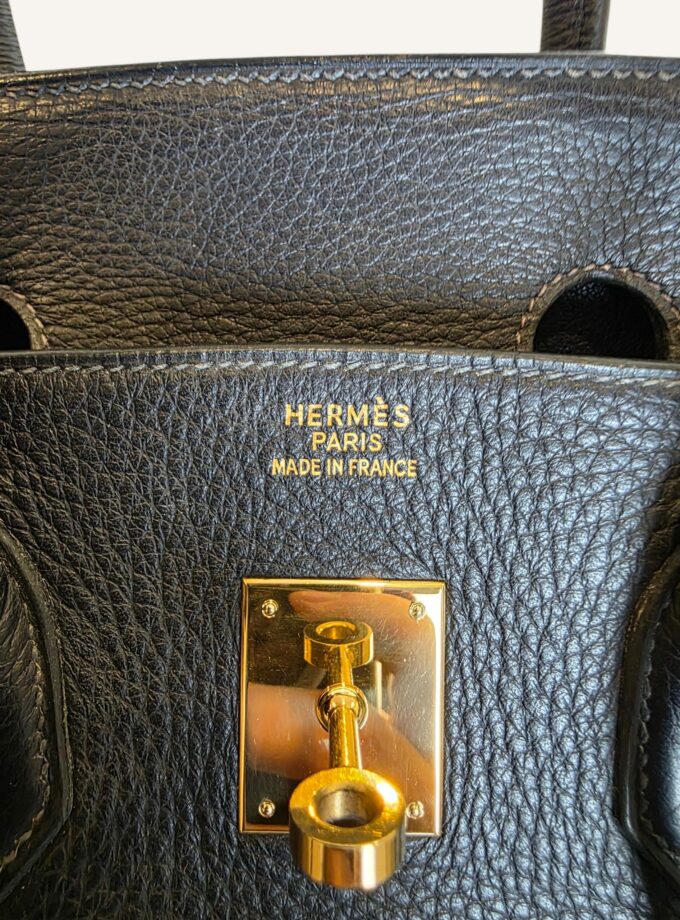 Sac Hermès Birkin 35 Bleu Nuit Togo