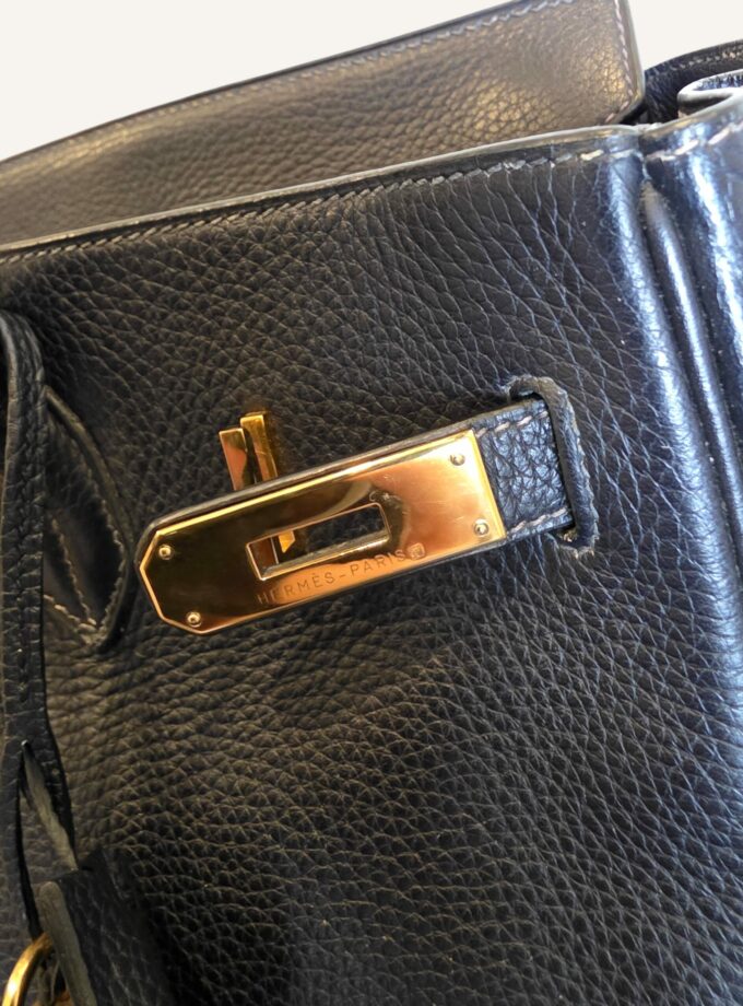 Sac Hermès Birkin 35 Bleu Nuit Togo