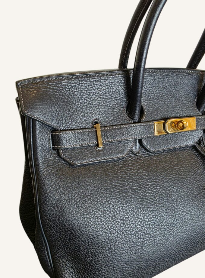 Sac Hermès Birkin 35 Bleu Nuit Togo