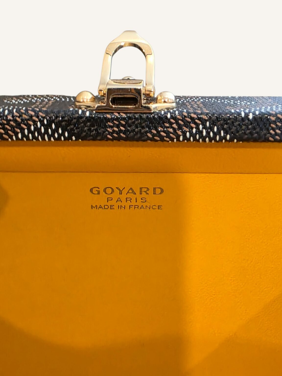 coffret Goyard Vendôme toile goyardine histoire maison Goyard