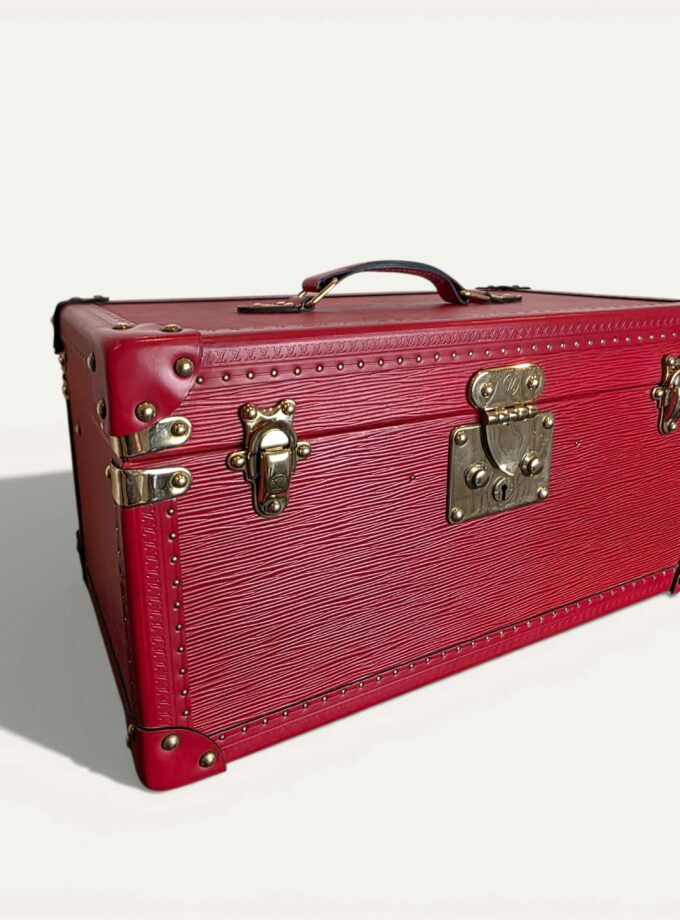Vanity Boîte à bouteille Louis Vuitton Epi rouge