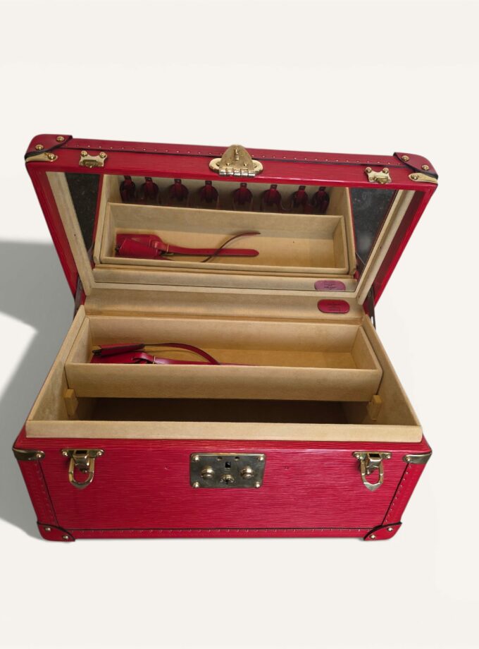 Vanity Boîte à bouteille Louis Vuitton Epi rouge