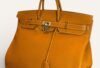 sac Hermès HAC 50 cuir Togo gold palladium 2000 - sac de luxe