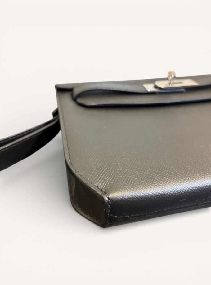 Sac Hermès Kelly Dépêche 25 Epsom Noir