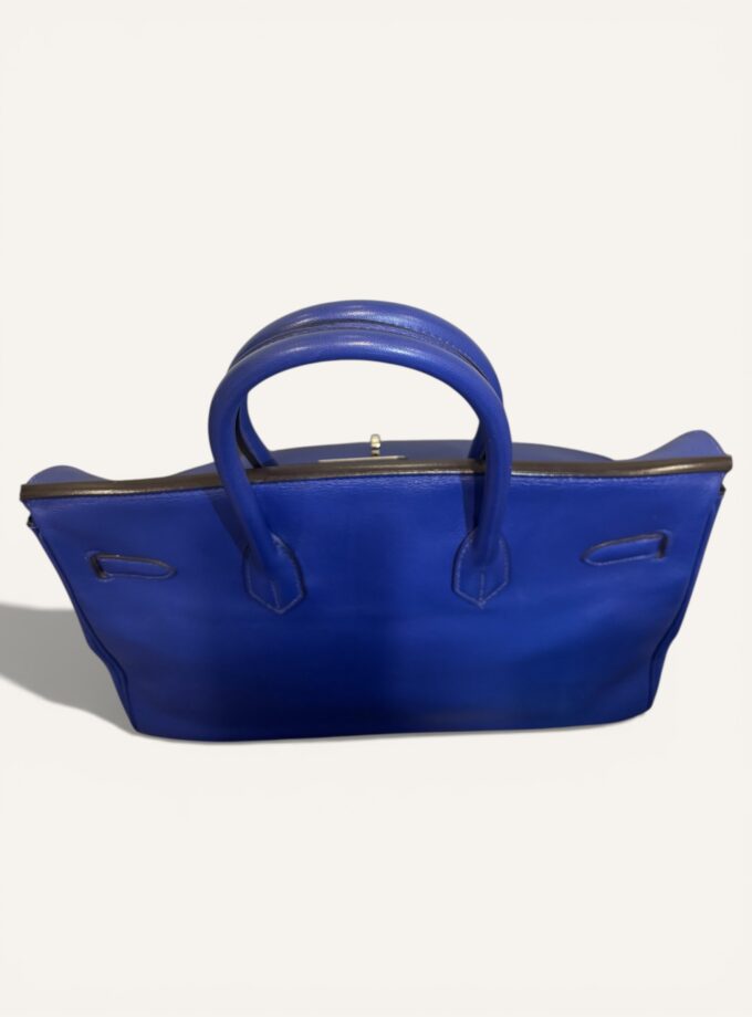 Sac Hermès Birkin 35 Bleu Electrique