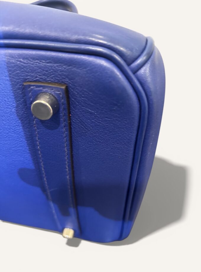 Sac Hermès Birkin 35 Bleu Electrique