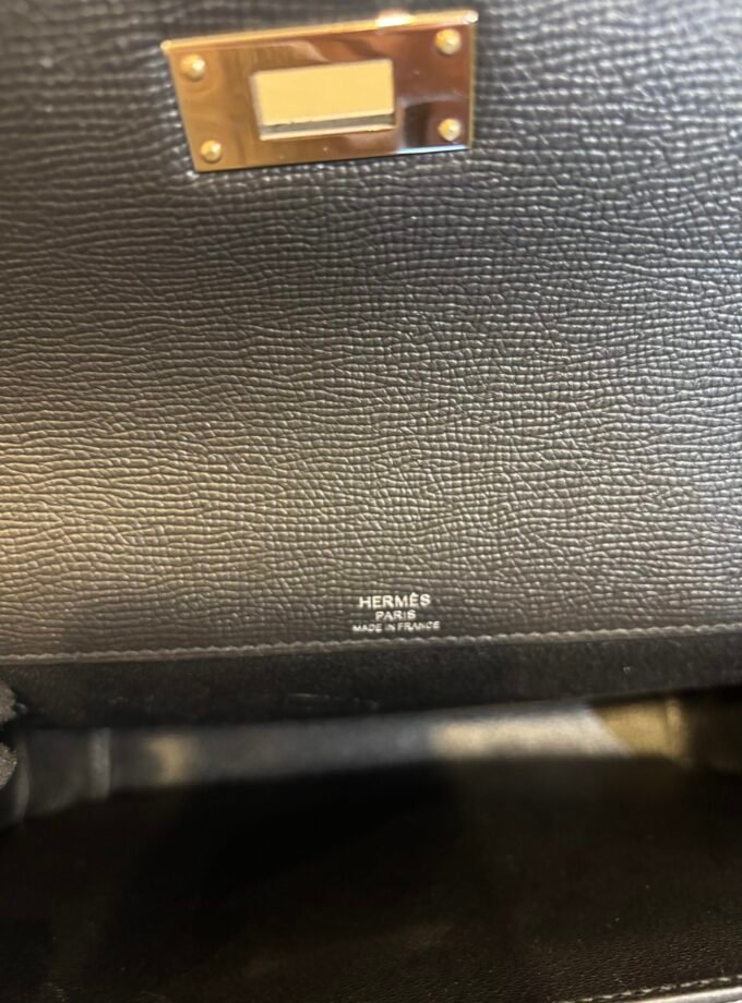 Sac Hermès Kelly Dépêche 25 Epsom Noir