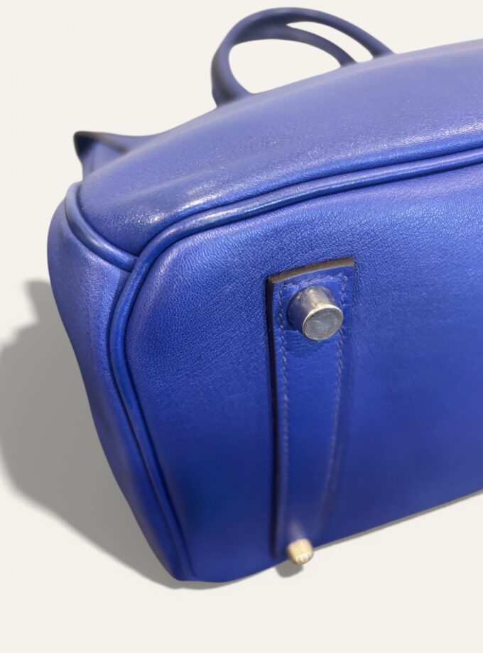 Sac Hermès Birkin 35 Bleu Electrique