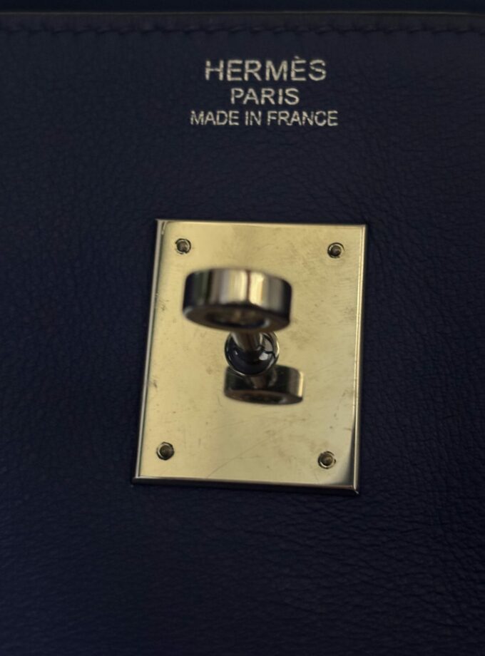 Sac Hermès Birkin 35 Bleu Electrique