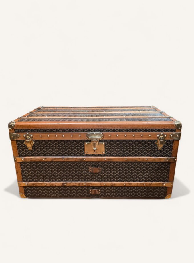 malle Goyard courrier vintage années 1930 1940