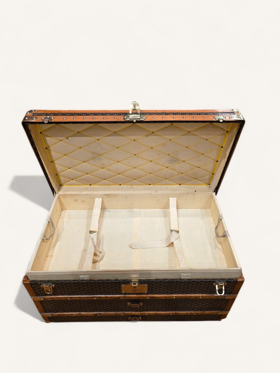 malle Goyard courrier vintage années 1930 1940