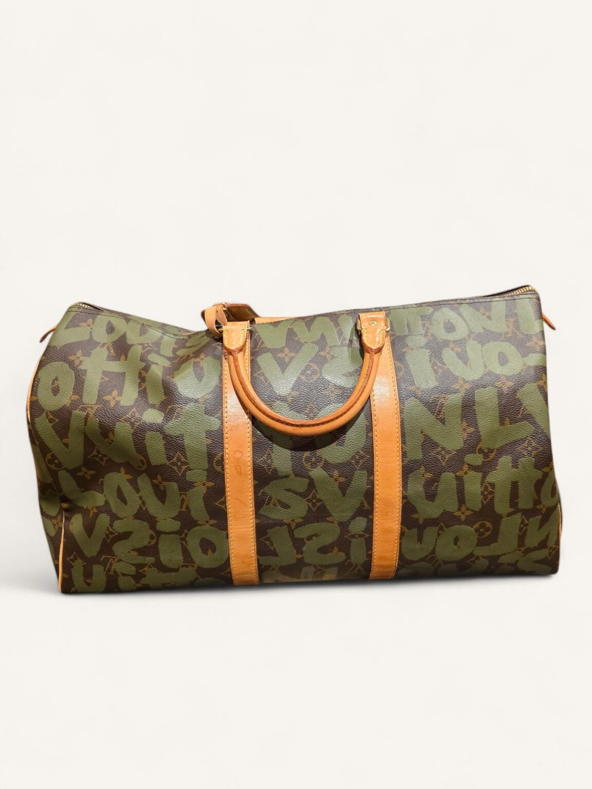 sac Louis Vuitton Keepall 50 Graffiti vert 2001