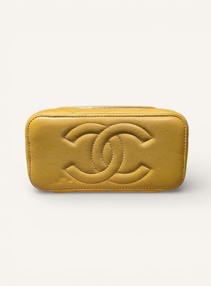 Sac Chanel Vanity Jaune