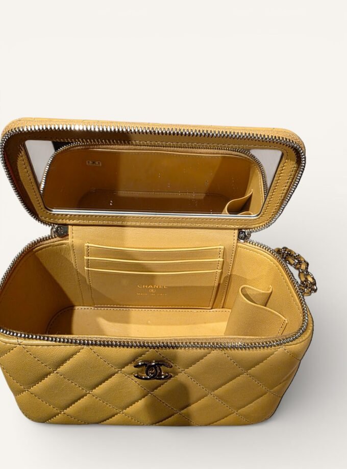 Sac Chanel Vanity Jaune