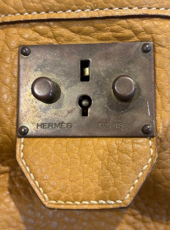 Sac Hermès Plume 45 Gold