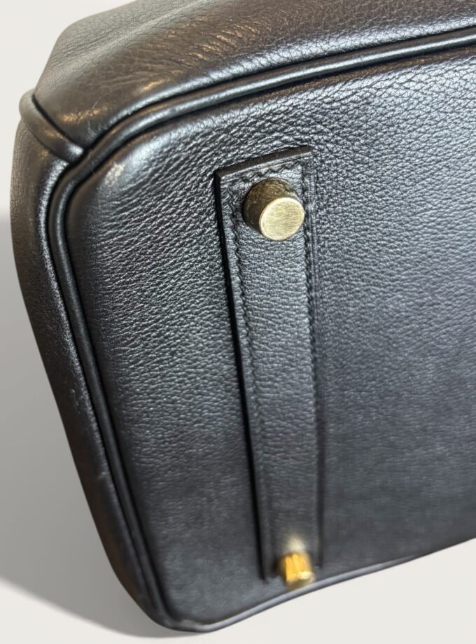 Sac Hermès Birkin 35 Noir Evergrain