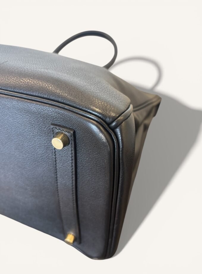 Sac Hermès Birkin 35 Noir Evergrain