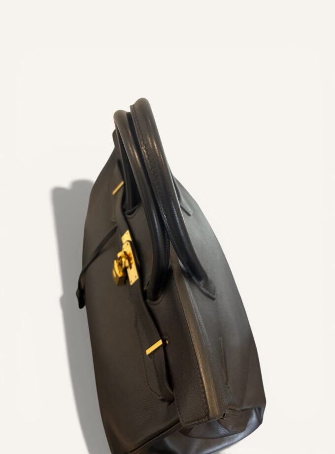 Sac Hermès Birkin 35 Noir Evergrain