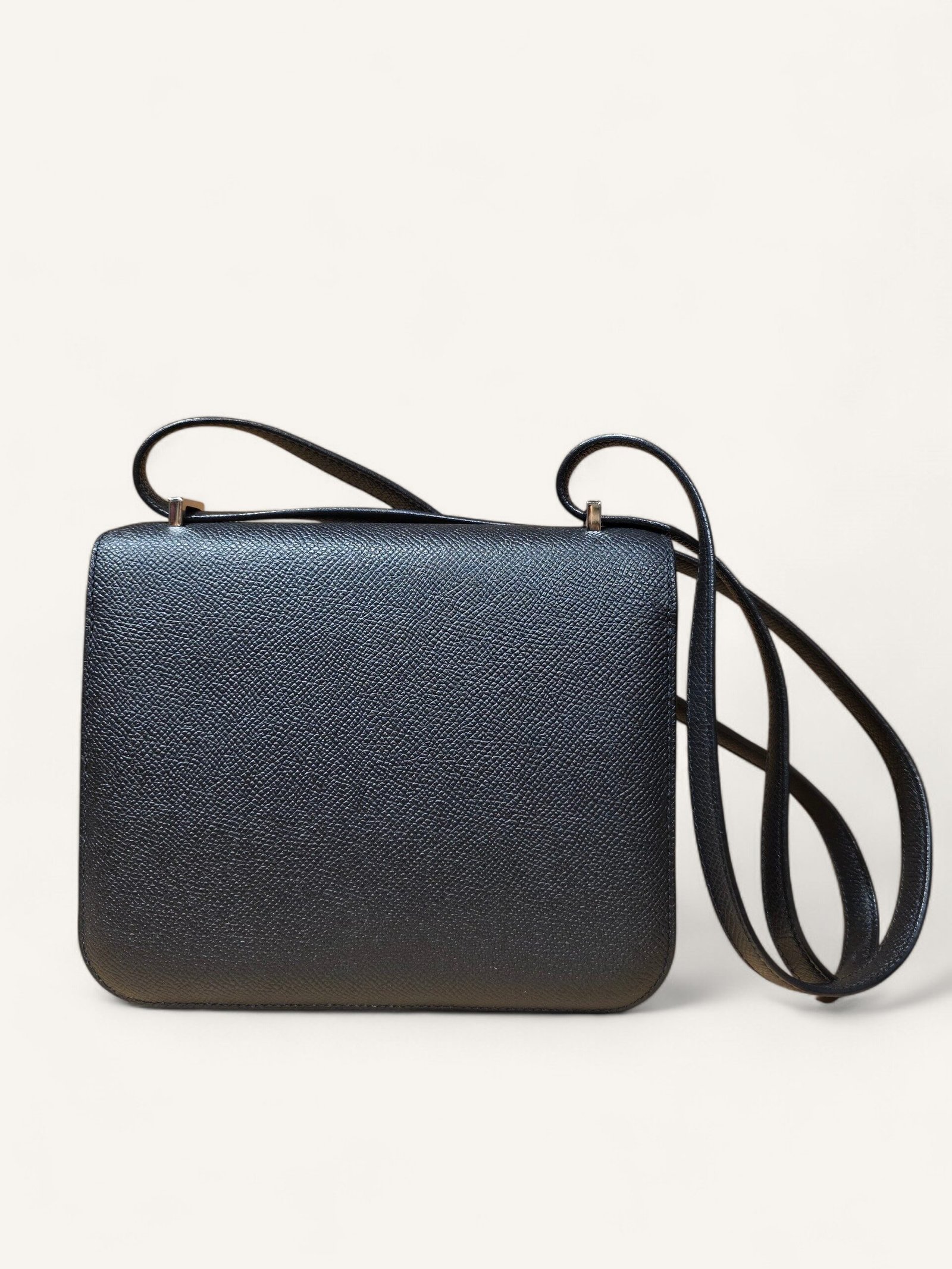 sac Hermès Constance Mini III cuir Epsom noir palladium