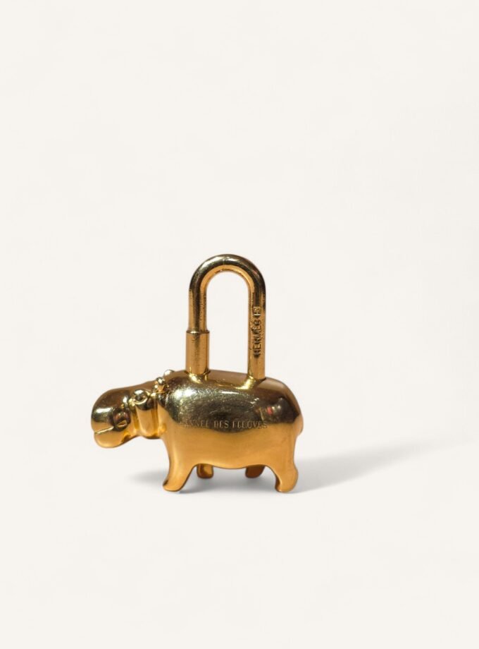 cadenas Hermès hippopotame or année des fleuves
