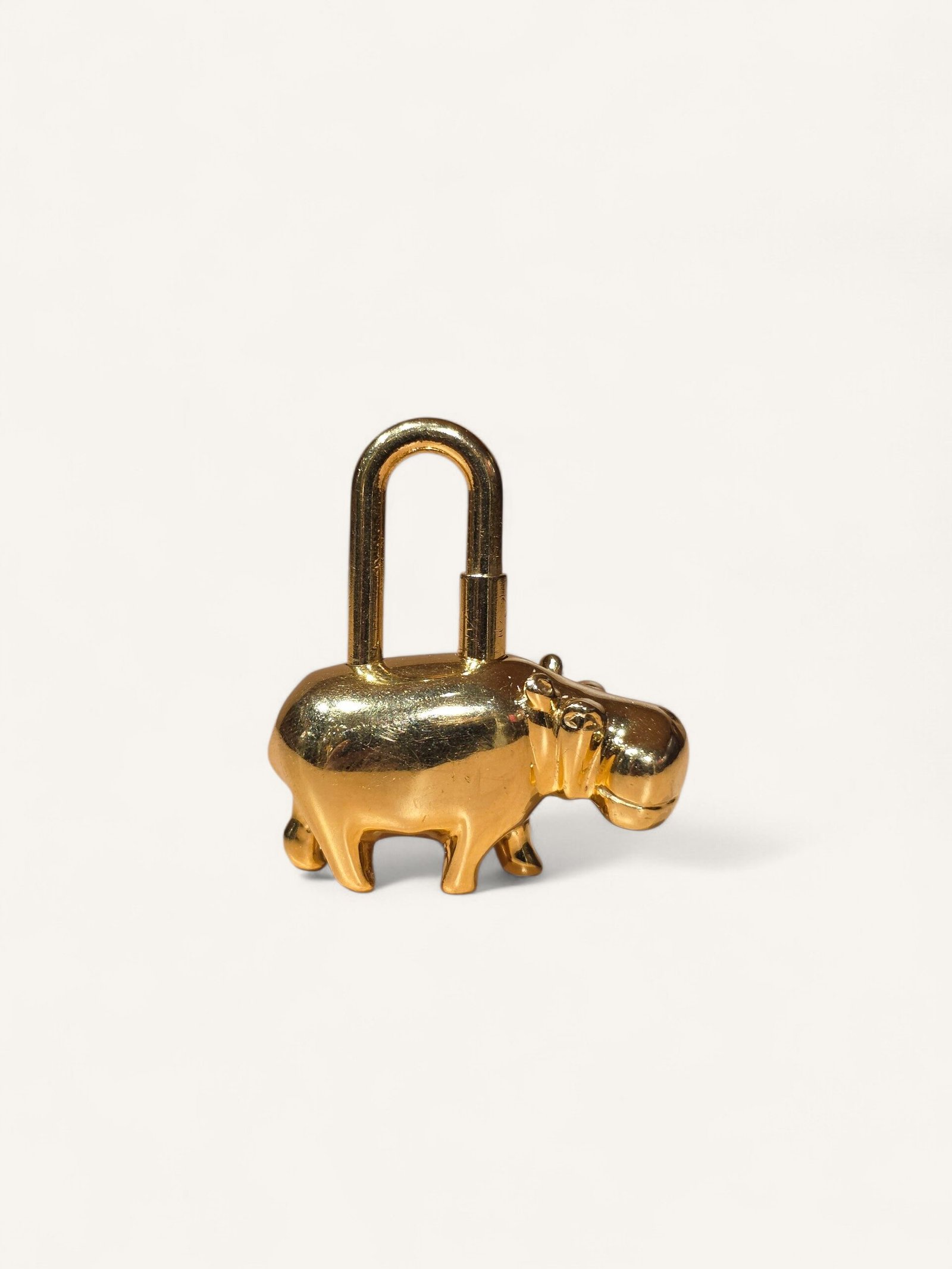 cadenas Hermès hippopotame or année des fleuves