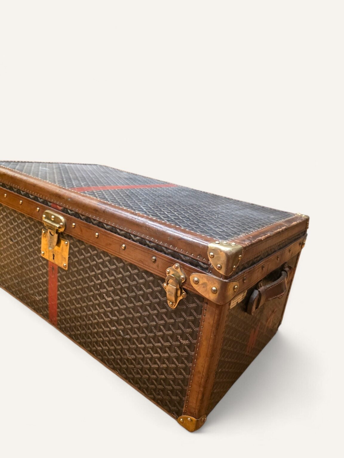 malle Goyard chaussures vintage